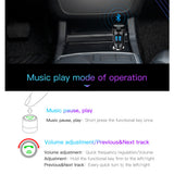 Incarcator Baseus Car MP3 Player S-06 (CCHC000001), Bluetooth FM Transmitter, USB, Cigarette Lighter Socket, Display, 12-24V, Negru