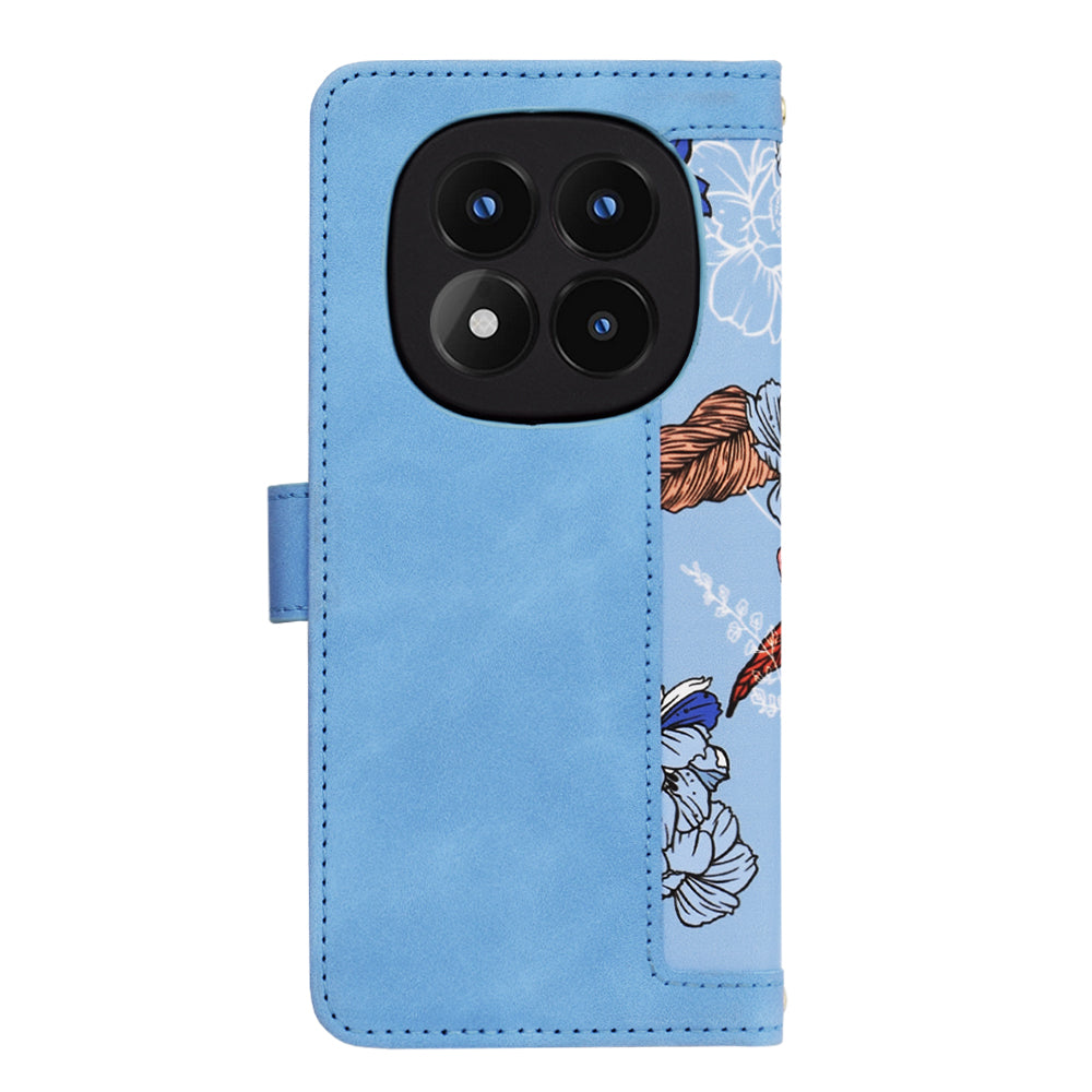 Husa de protectie Techsuit FlipCraft compatibil cu Xiaomi Redmi Note 14 Pro+ 5G, Vibrant Blue