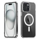 Husa de protectie Techsuit MagSafe Pro compatibil cu iPhone 15 Plus, Transparent