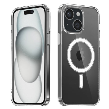 Védőtok Techsuit Pro, MagSafe-kompatibilis, kompatibilis: iPhone 15 Plus, átlátszó