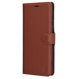 Husa de protectie Techsuit Leather Folio compatibil cu OnePlus 13R, Maro