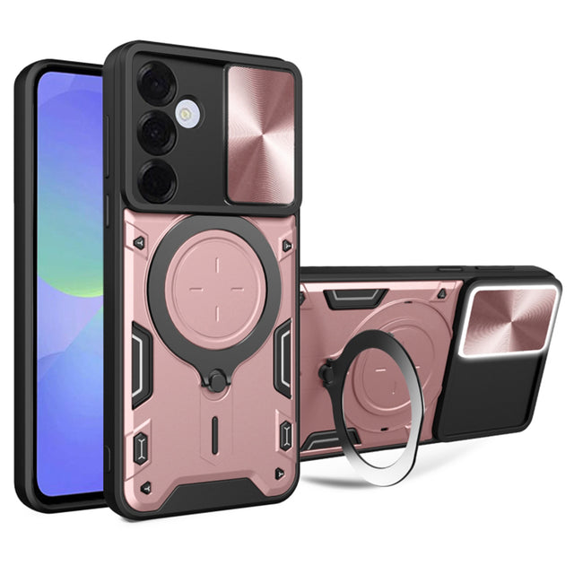 Husa de protectie Techsuit CamGuard Pro compatibil cu Samsung Galaxy A36 5G, Roz Auriu