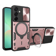 Husa de protectie Techsuit CamGuard Pro compatibil cu Samsung Galaxy A26 5G, Roz Auriu