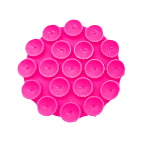 Suport Techsuit Phone (SP-CUP), Suction Pad for Selfies, Silicone, Adhesive Mount, Round Shape, Roz