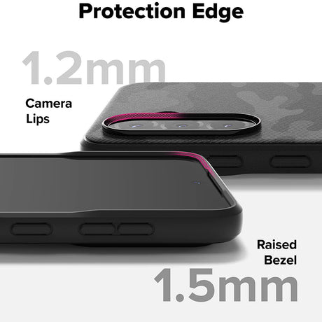 Husa de protectie Ringke Onyx Design compatibil cu Samsung Galaxy A36 5G / A56 5G, Camo Black