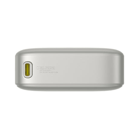 Baterie externa Baseus Free2Pull (P10073700843-00), with Retractable USB-C Cable, Type-C, Display, 20000mAh, 65W, 0.7m, Gri