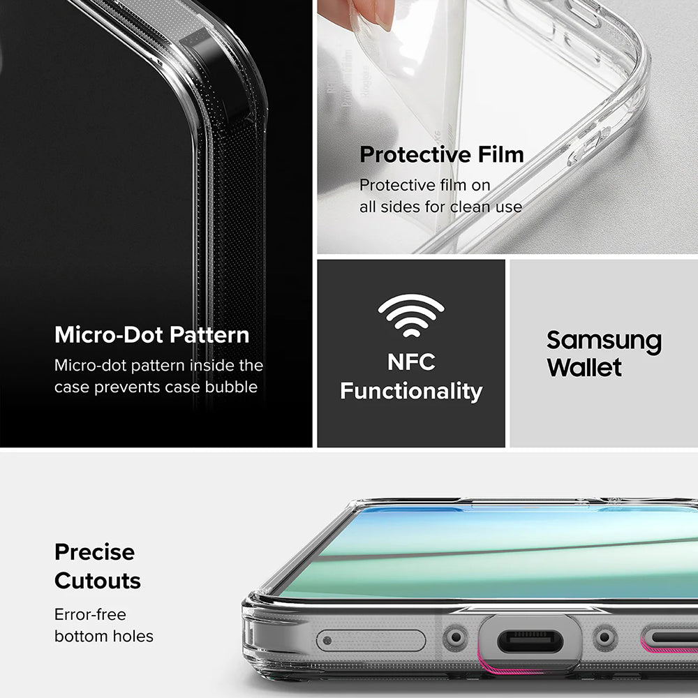Husa pentru Samsung Galaxy A36 5G / A56 5G - Ringke Fusion - Matte Clear