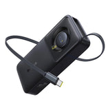 Baterie externa Baseus Free2Pull (P10073701123-00), with Retractable USB-C Cable, Type-C, Display, 10000mAh, 30W, 0.7m, Negru