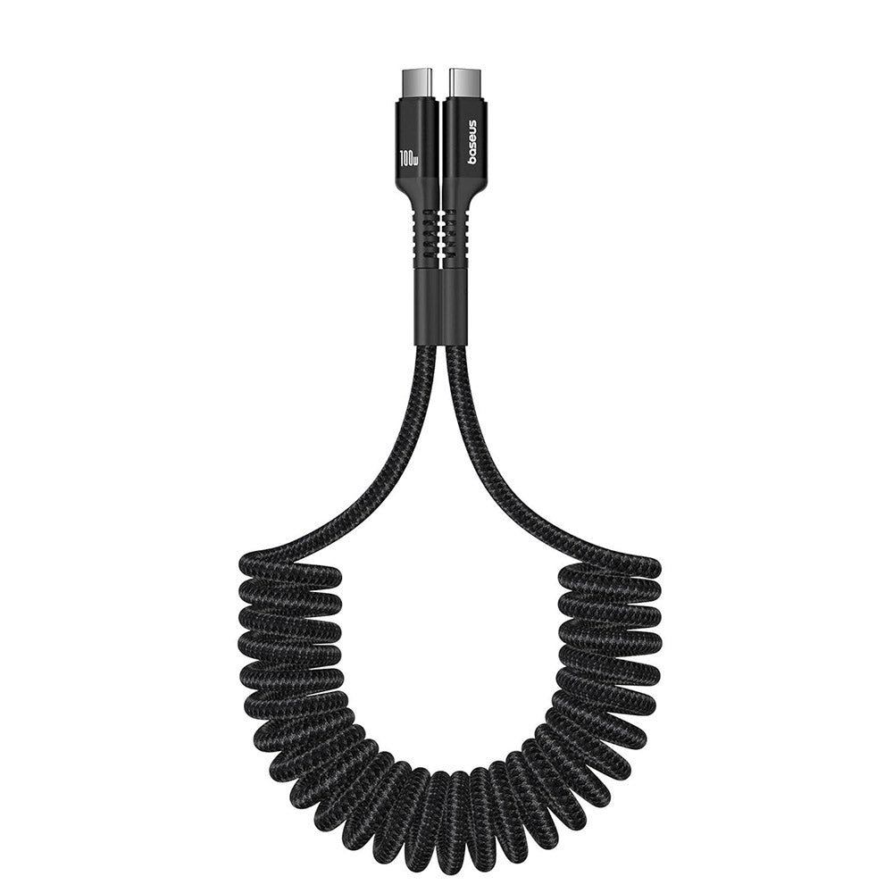 Cablu Baseus Fish-Eye (P10320203111-00), USB-C, 100W, 1m, Negru