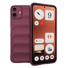 Husa de protectie Techsuit Magic Shield compatibil cu Nothing CMF Phone 1, Bordo