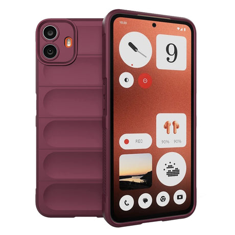 Husa de protectie Techsuit Magic Shield compatibil cu Nothing CMF Phone 1, Bordo