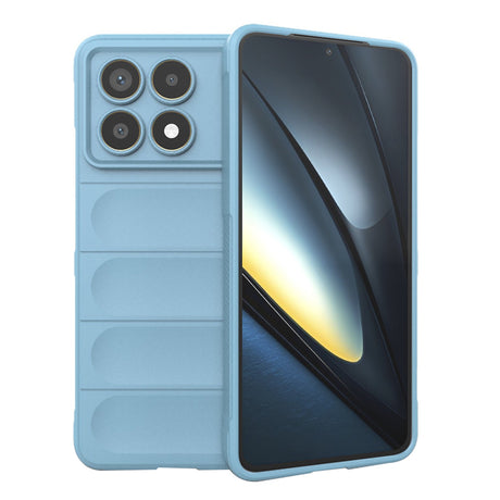 Husa de protectie Techsuit Magic Shield compatibil cu Xiaomi Poco F6 Pro, Bleu