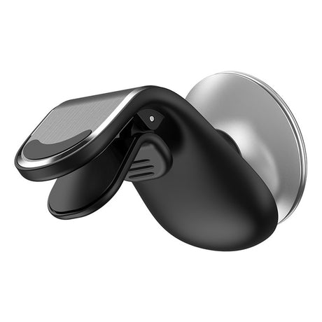 Suport Techsuit AirGrip (S8), Waterfall-Shaped, Magnetic N52 Secure Grip, for Air Vent, Clamp Grip, Negru / Silver