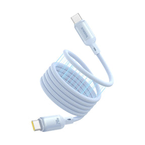 Cablu Baseus PicoGo (P10376800311-00), Magnetic, Type-C to Type-C, 240W, Fast Charging, 480Mbps, Silicone, 1m, Albastru