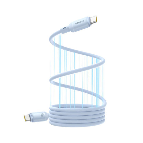 Cablu Baseus PicoGo (P10376800311-00), Magnetic, Type-C to Type-C, 240W, Fast Charging, 480Mbps, Silicone, 1m, Albastru
