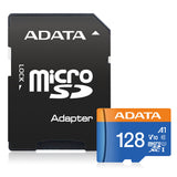 Adata MicroSDXC memóriakártya, 128 GB, Class 10, UHS-I U1, fekete