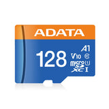 Adata MicroSDXC memóriakártya, 128 GB, Class 10, UHS-I U1, fekete