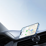 Suport Techsuit AirFix (S1), with Metal Ring, Air Vent Mount, MagSafe Compatible, N52, 360° Rotation, Negru