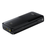 Baterie externa Baseus Bipow 2 (P10077101113-01), with Built-in USB-C Cable, Type-C, USB, Smart Display, 20000mAh, 20W, Negru