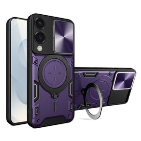 Husa de protectie Techsuit CamGuard Pro compatibil cu Samsung Galaxy S25 Edge, Mov