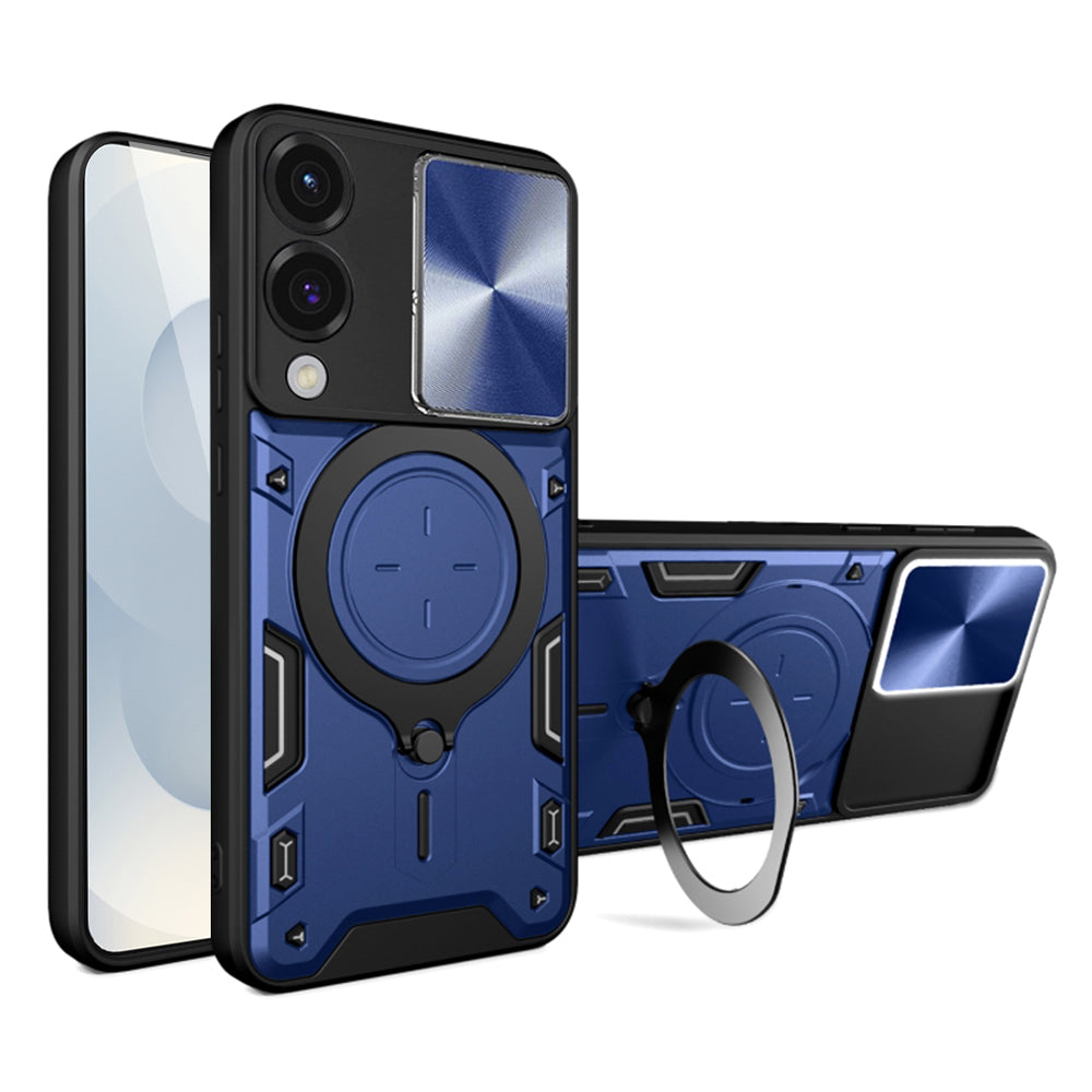 Husa de protectie Techsuit CamGuard Pro compatibil cu Samsung Galaxy S25 Edge, Albastru
