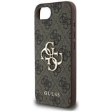 Husa de protectie Guess Hardcase 4G Big Logo (GUHCPSE44GMGBR) compatibil cu iPhone 16e / iPhone 17e, Maro
