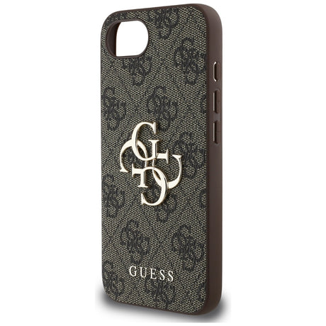 Husa de protectie Guess Hardcase 4G Big Logo (GUHCPSE44GMGBR) compatibil cu iPhone 16e / iPhone 17e, Maro