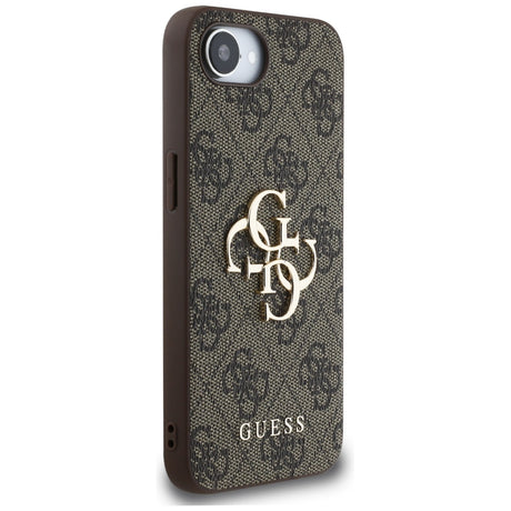 Husa de protectie Guess Hardcase 4G Big Logo (GUHCPSE44GMGGR) compatibil cu iPhone 16e / iPhone 17e, Negru