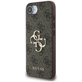 Husa de protectie Guess Hardcase 4G Big Logo (GUHCPSE44GMGGR) compatibil cu iPhone 16e / iPhone 17e, Negru