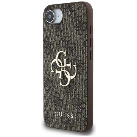 Husa de protectie Guess Hardcase 4G Big Logo (GUHCPSE44GMGGR) compatibil cu iPhone 16e / iPhone 17e, Negru