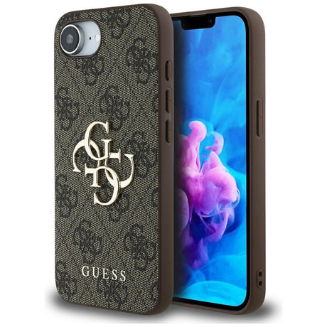 Husa de protectie Guess Hardcase 4G Big Logo (GUHCPSE44GMGGR) compatibil cu iPhone 16e / iPhone 17e, Negru