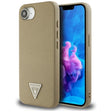 Husa de protectie Guess Grained PU Triangle Logo MagSafe (GUHMPSE4PGTSPSW) compatibil cu iPhone 16e / iPhone 17e, Maro