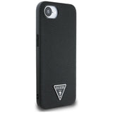 Husa de protectie Guess Grained PU Triangle Logo MagSafe (GUHMPSE4PGTSPSK) compatibil cu iPhone 16e / iPhone 17e, Negru