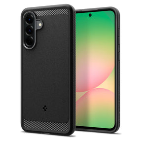 Husa de protectie Spigen Rugged Armor (ACS09225) compatibil cu Samsung Galaxy A56 5G, Negru