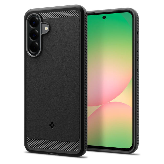 Husa de protectie Spigen Rugged Armor (ACS09225) compatibil cu Samsung Galaxy A56 5G, Negru