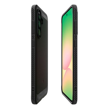 Spigen Rugged Armor fekete tok Samsung Galaxy A56 5G készülékhez