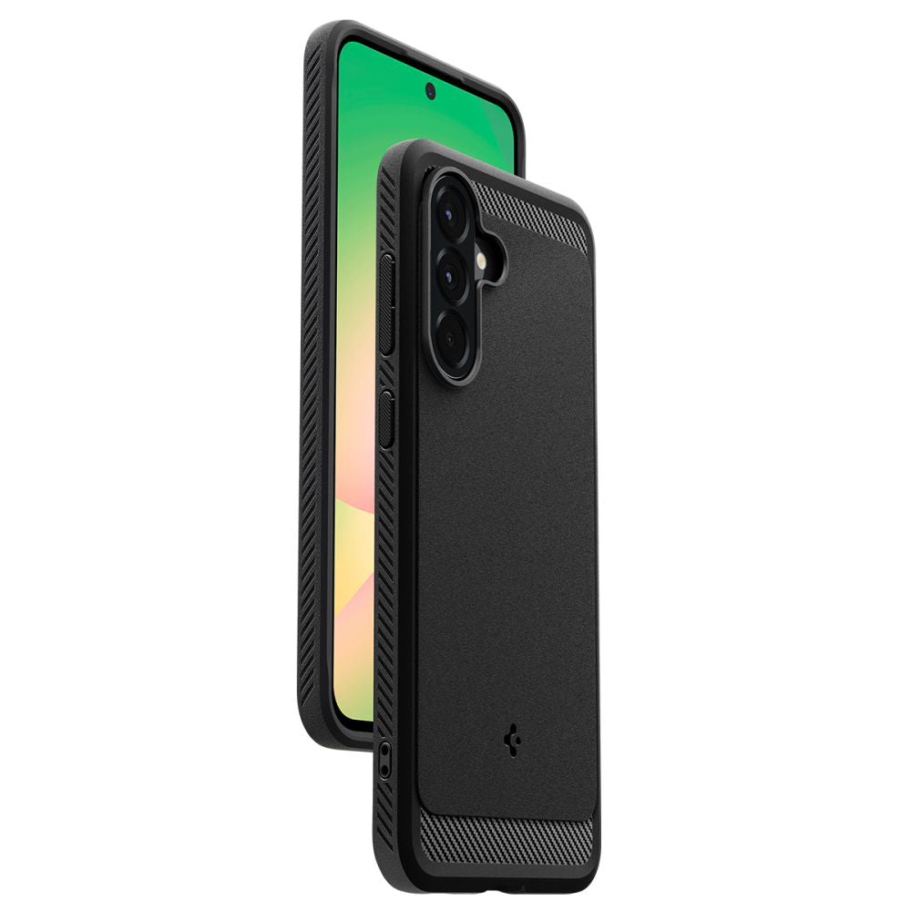 Husa de protectie Spigen Rugged Armor (ACS09225) compatibil cu Samsung Galaxy A56 5G, Negru