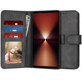 Husa de protectie Techsuit Diary Book compatibil cu Sony Xperia 1 VI, Negru
