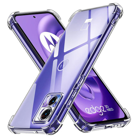 Husa de protectie Techsuit Shockproof Clear Silicone compatibil cu Motorola Edge 30 Neo, Transparent