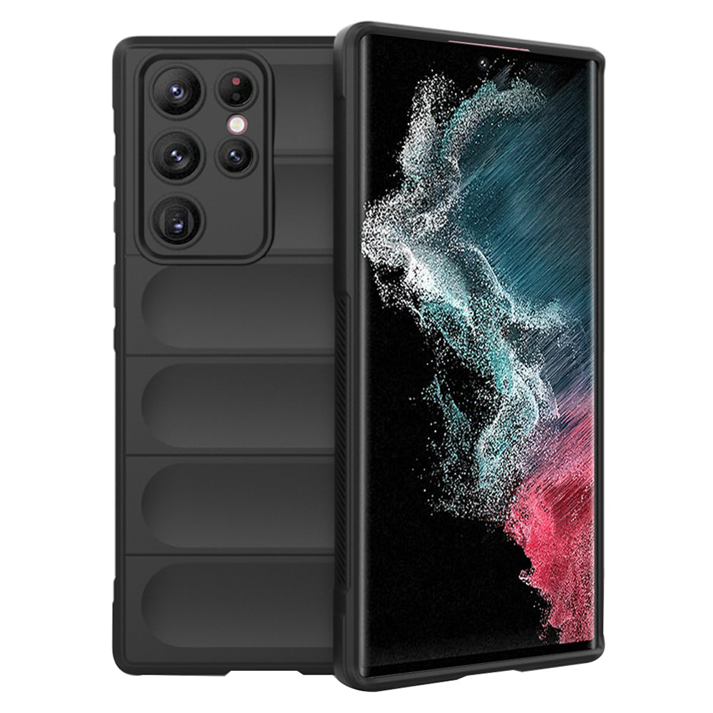 Husa de protectie Techsuit Magic Shield compatibil cu Samsung Galaxy S22 Ultra 5G, Negru
