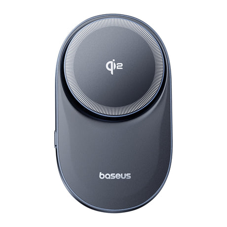 Suport Baseus Wireless PrimeTrip VC1 Pro (C40169009123-00), for Air Vent, Type-C, 15W, Qi2, with Cooling Fan, Negru