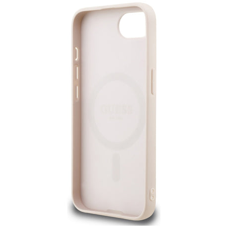 Husa de protectie Guess Hardcase 4G Classic MagSafe (GUHMPSE4P4SM4MP) compatibil cu iPhone 16e / iPhone 17e, Roz