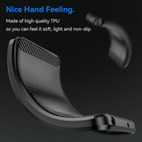Husa de protectie Techsuit Carbon Silicone compatibil cu Motorola Edge 50 Neo / Edge 60 Neo / Motorola ThinkPhone 25, Negru