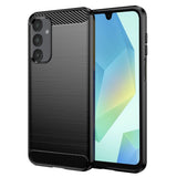 Husa de protectie Techsuit Carbon Silicone compatibil cu Samsung Galaxy A16 4G / A16 5G, Negru