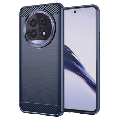 Husa de protectie Techsuit Carbon Silicone compatibil cu Realme 13 Pro / 13 Pro+, Albastru