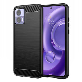 Husa de protectie Techsuit Carbon Silicone compatibil cu Motorola Edge 30 Neo, Negru