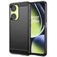 Husa de protectie Techsuit Carbon Silicone compatibil cu OnePlus Nord CE 3 Lite, Negru