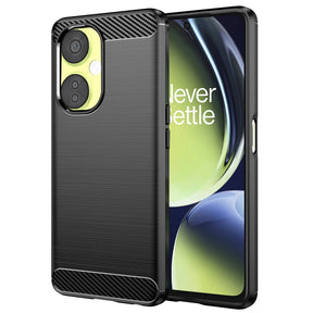 Husa de protectie Techsuit Carbon Silicone compatibil cu OnePlus Nord CE 3 Lite, Negru