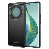 Husa de protectie Techsuit Carbon Silicone compatibil cu Honor Magic5 Lite, Negru