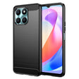 Husa de protectie Techsuit Carbon Silicone compatibil cu Honor X6a, Negru